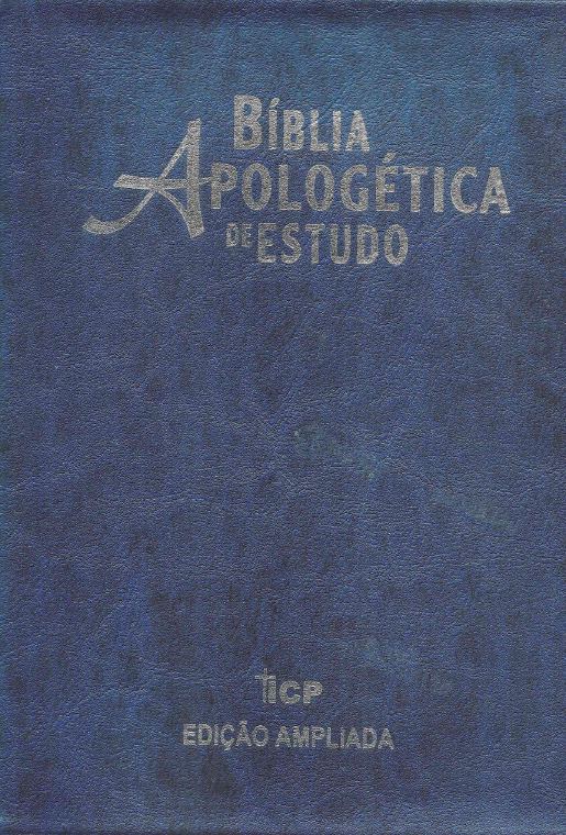 Capa de Bíblia Apologética de Estudo