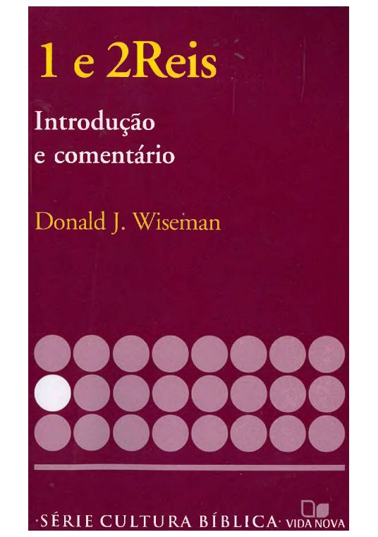 Capa de 4 - I e II Reis - Introdução e Comentário