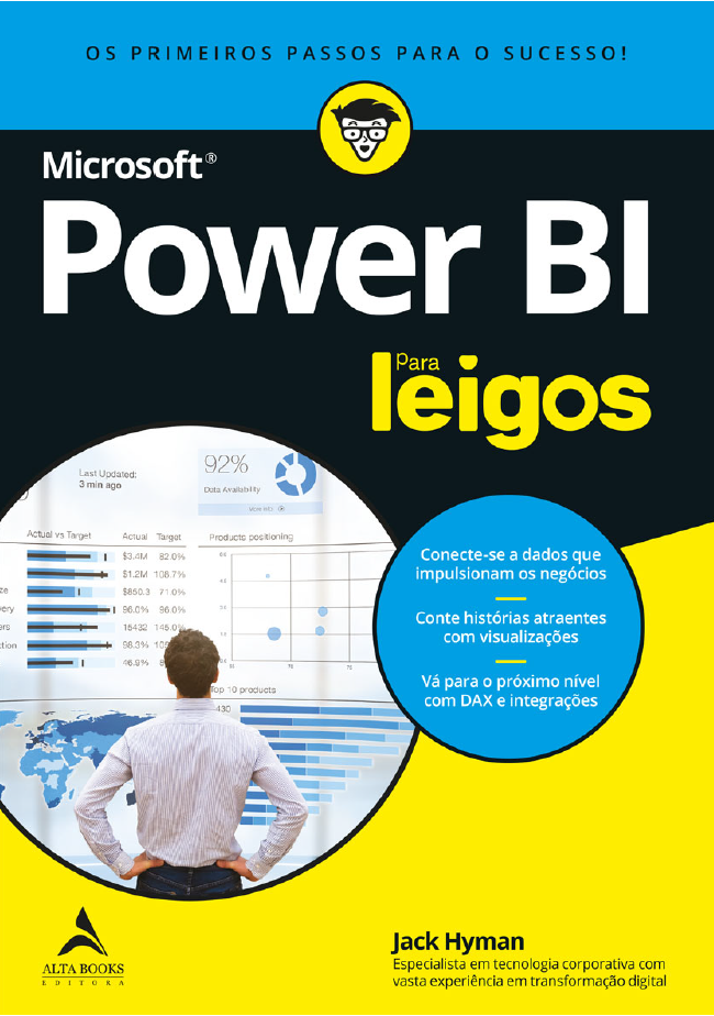 Capa de Microsoft Power BI Para Leigos
